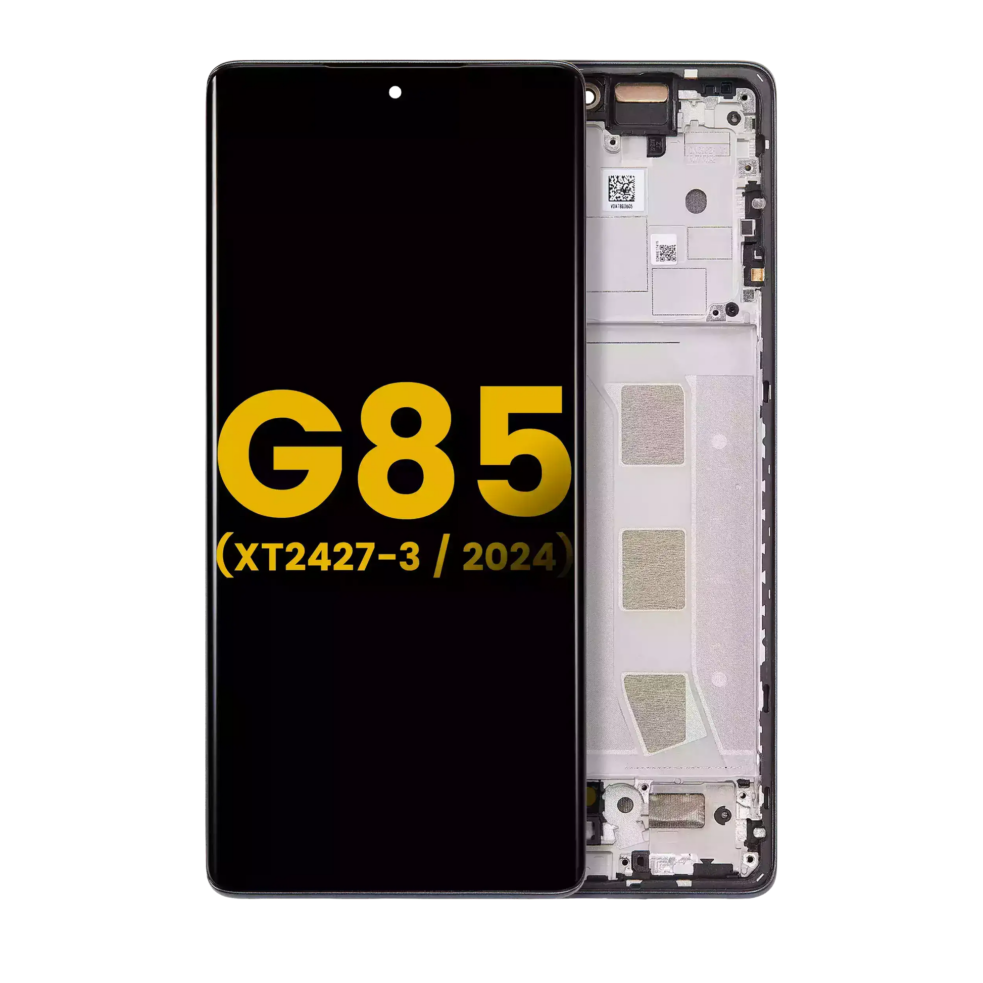 OLED Assembly With Frame For Motorola Moto G85 (XT2427-3 / 2024) (Refurbished) (Urban Grey) replacement part SKU 107082091703 image 1