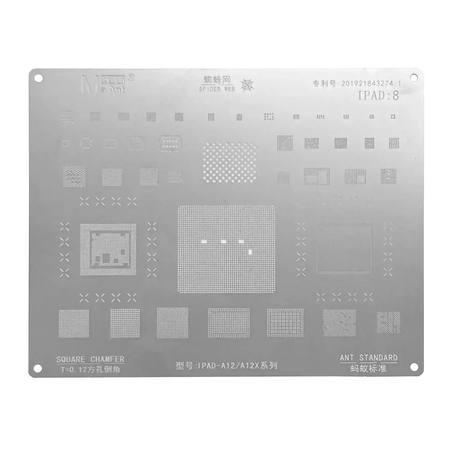 BGA Reballing Stencil For iPad 8 / Air 2