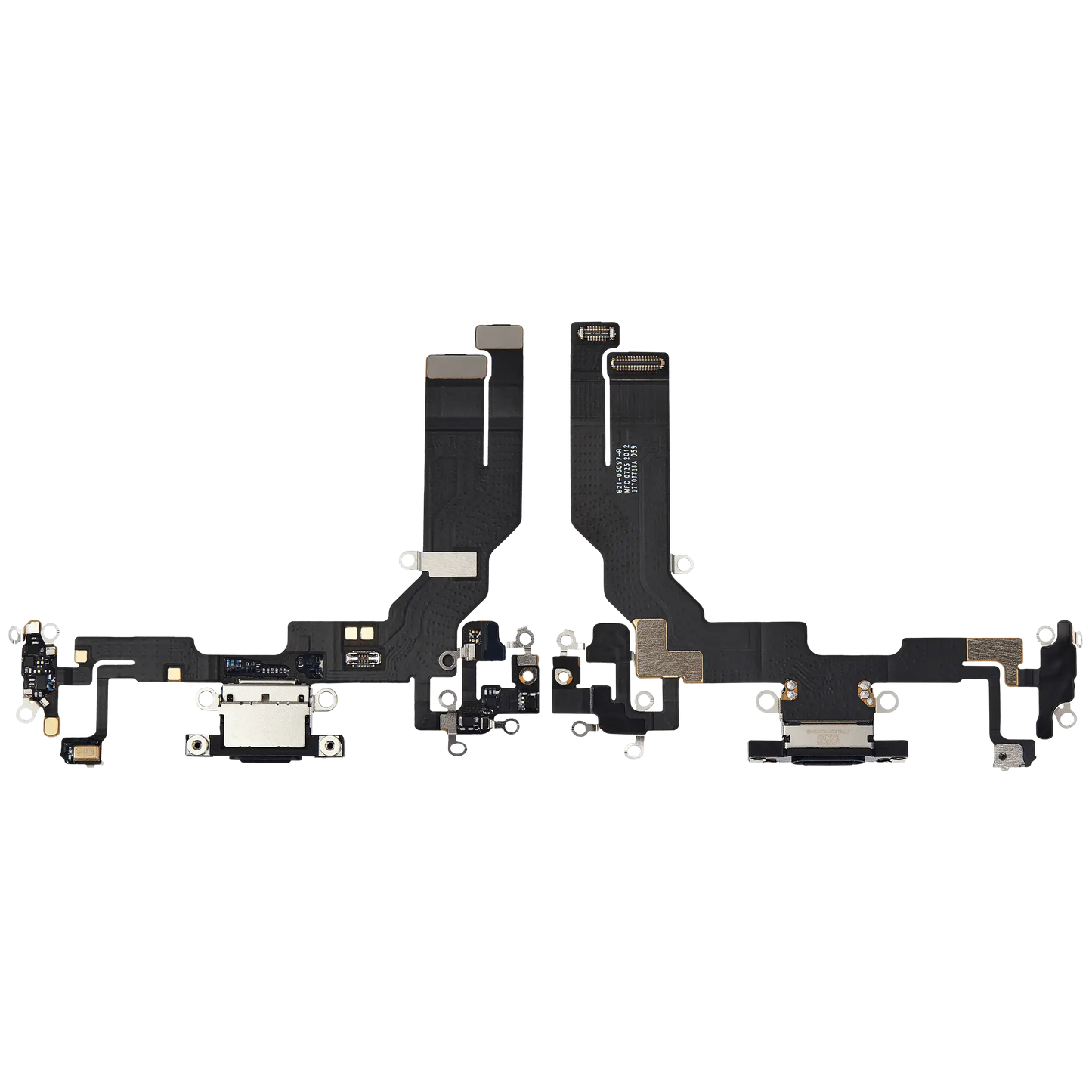 Charging Port Flex Cable Compatible For iPhone 16e / 17e (Premium) (Black)