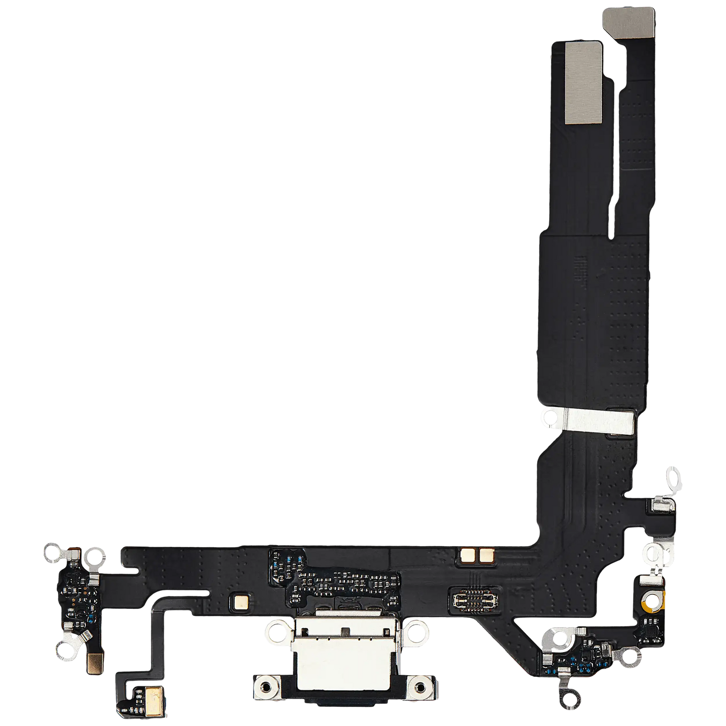 Charging Port Flex Cable For iPhone 16 (Premium) (Black)