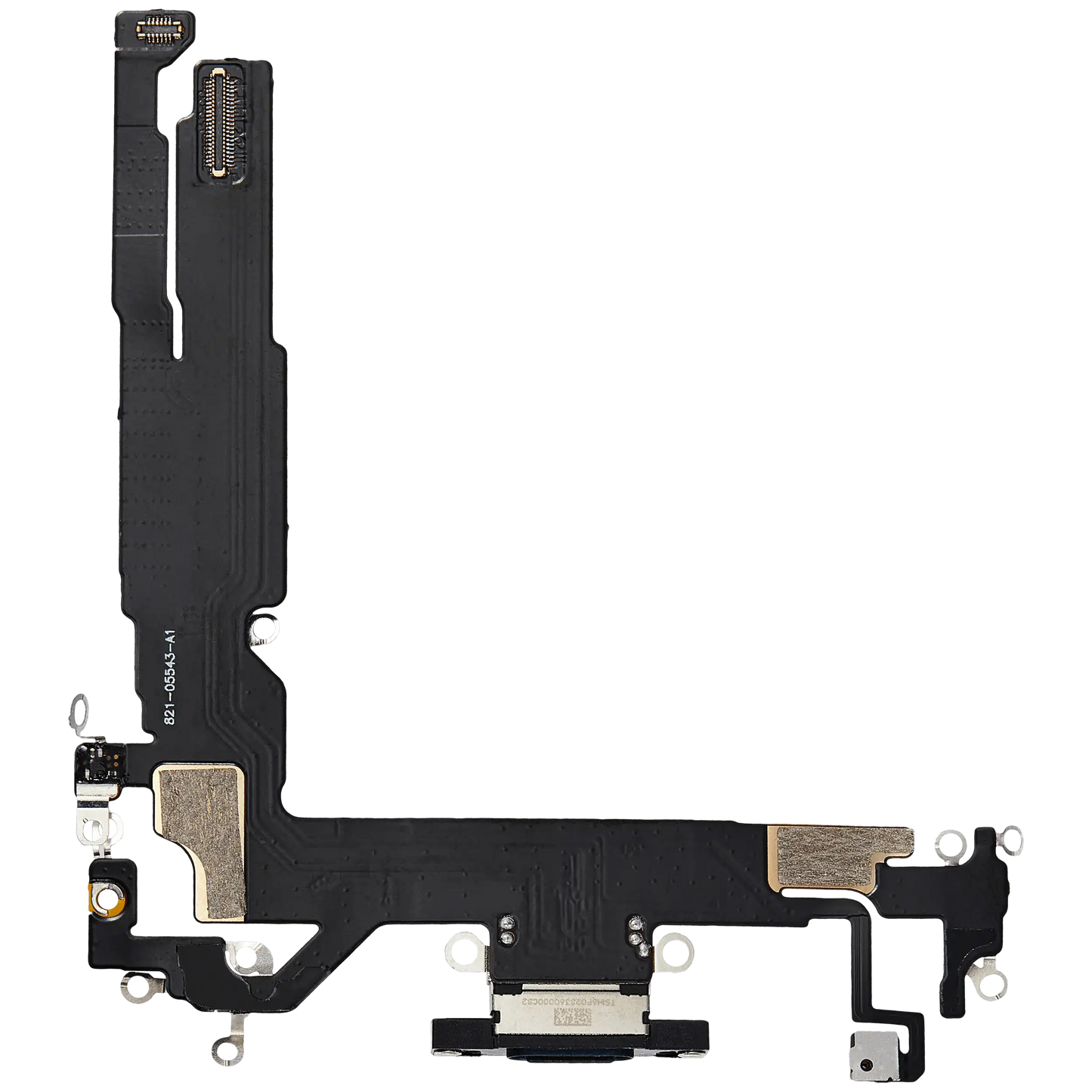 Charging Port Flex Cable For iPhone 16 (Premium) (Black)