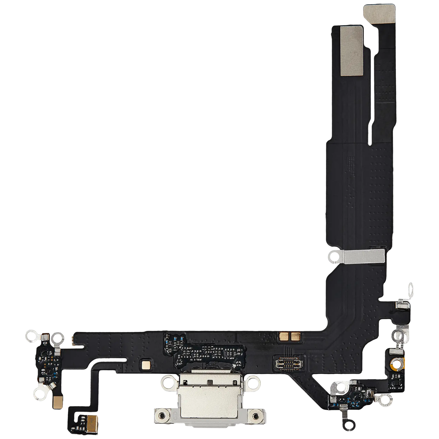 Charging Port Flex Cable For iPhone 16 (Premium) (White)