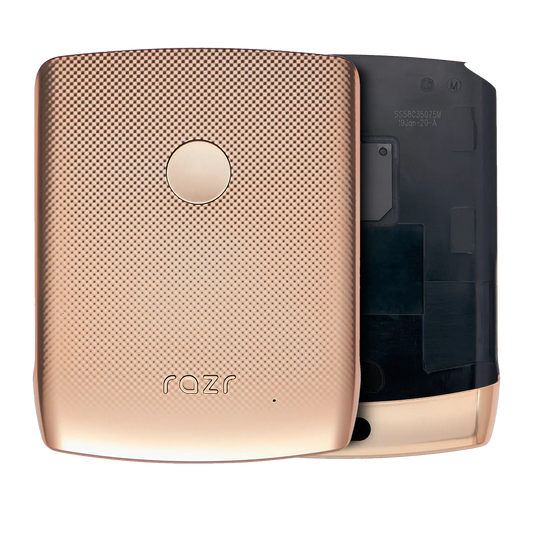 Back cover Glass For Motorola Razr (XT2000-1 / 2019) (Blush Gold) - Motorola replacement part image 1