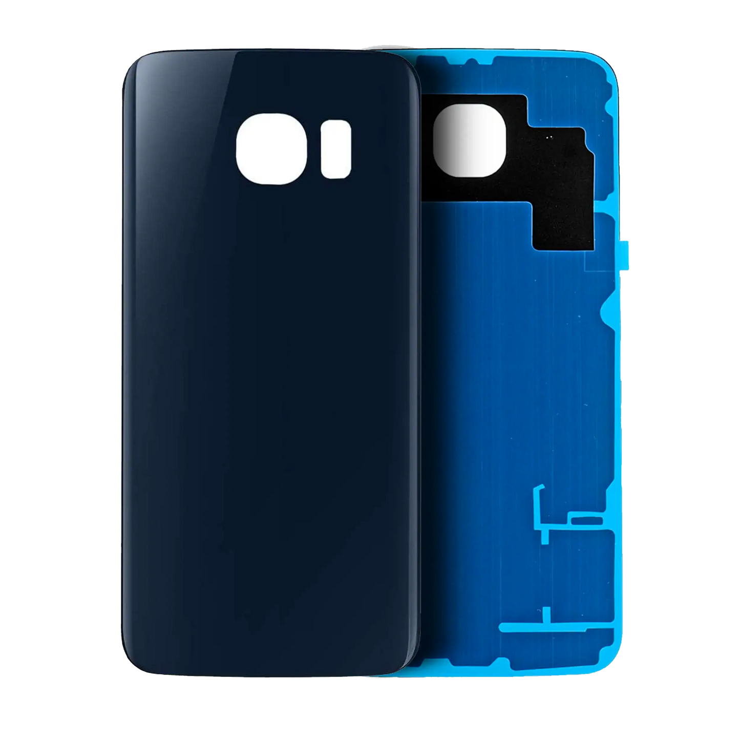 Back Cover Glass For Samsung Galaxy S6 (No Logo) (Aftermarket Plus) (Black Sapphire)