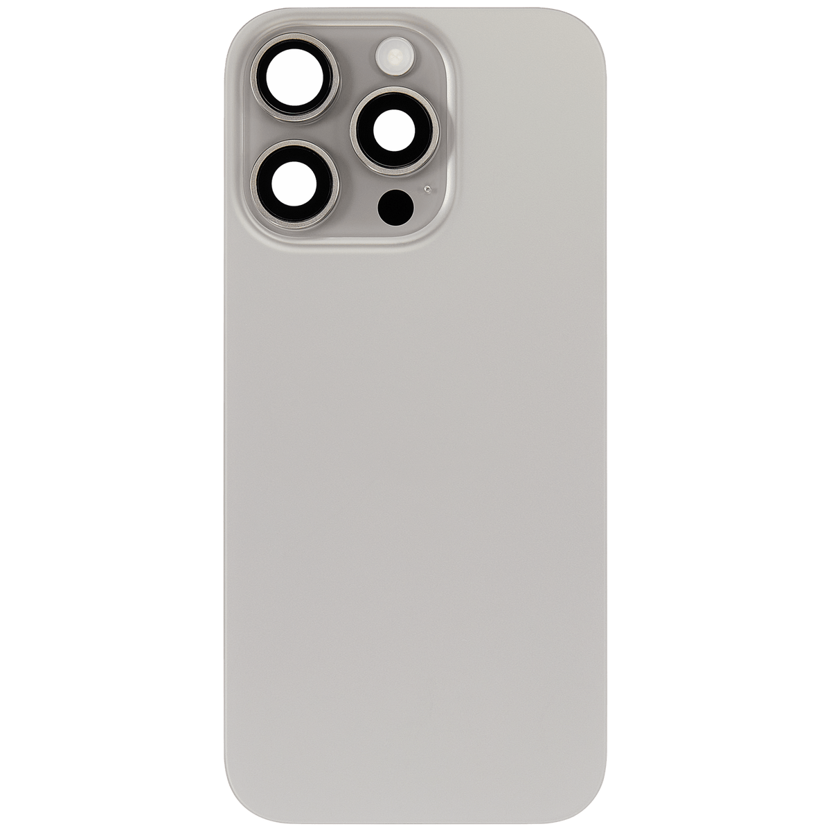 Back Glass w/ MagSafe Magnet & NFC & Flashlight Flex For iPhone 16 Pro (Used OEM Pull: Grade B) (Natural Titanium) — product photo 2