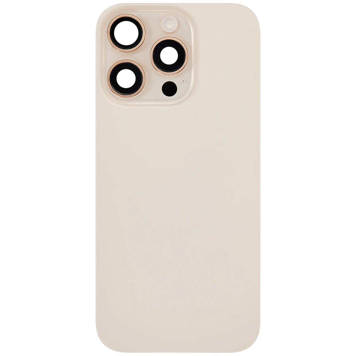 Back Glass w/ MagSafe Magnet & NFC & Flashlight Flex For iPhone 16 Pro (Used OEM Pull: Grade B) (Desert Titanium) — product photo 2