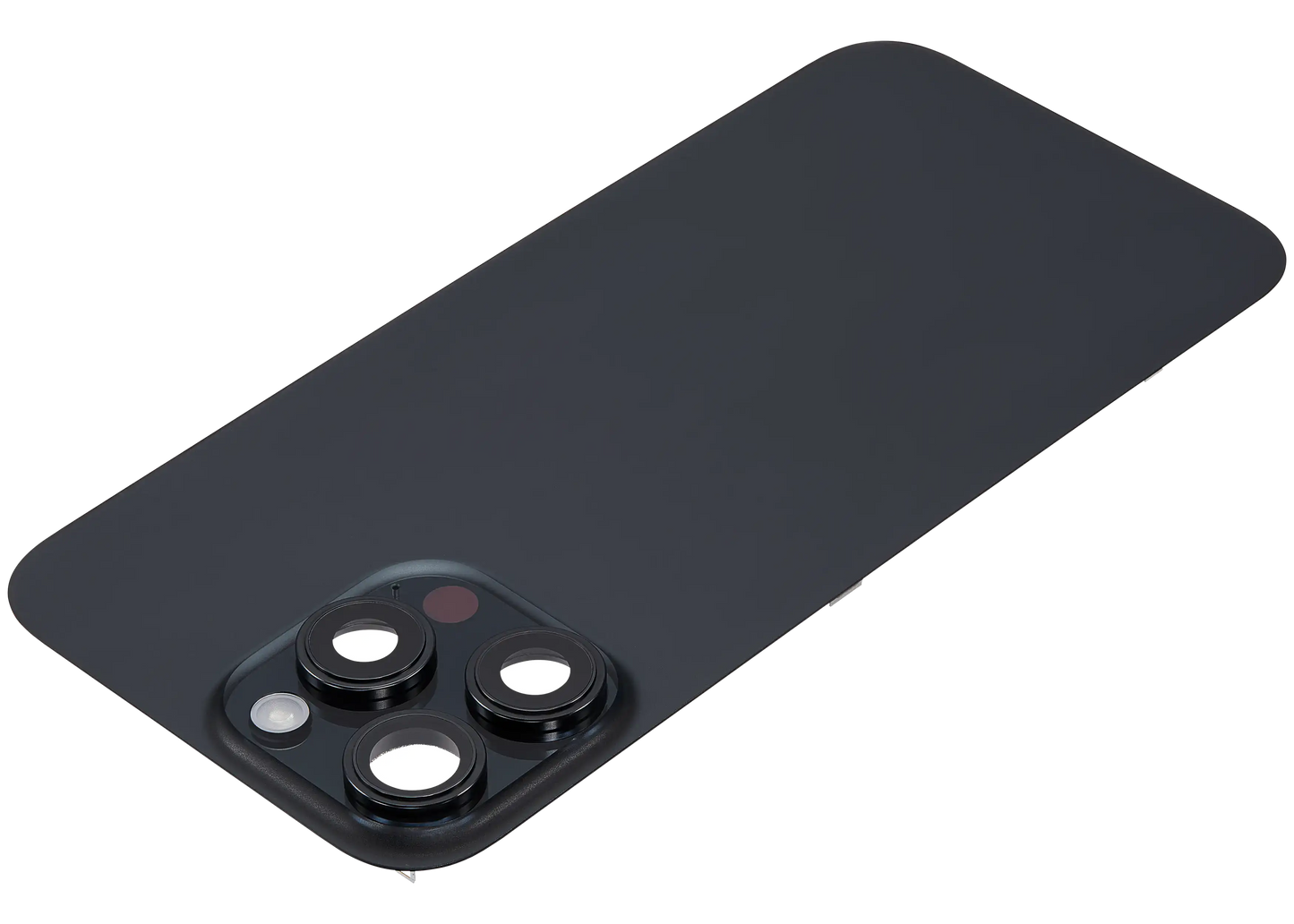 Back Glass w/ MagSafe Magnet & NFC & Flashlight Flex For iPhone 16 Pro Max (Used OEM Pull: Grade A) (Black Titanium)