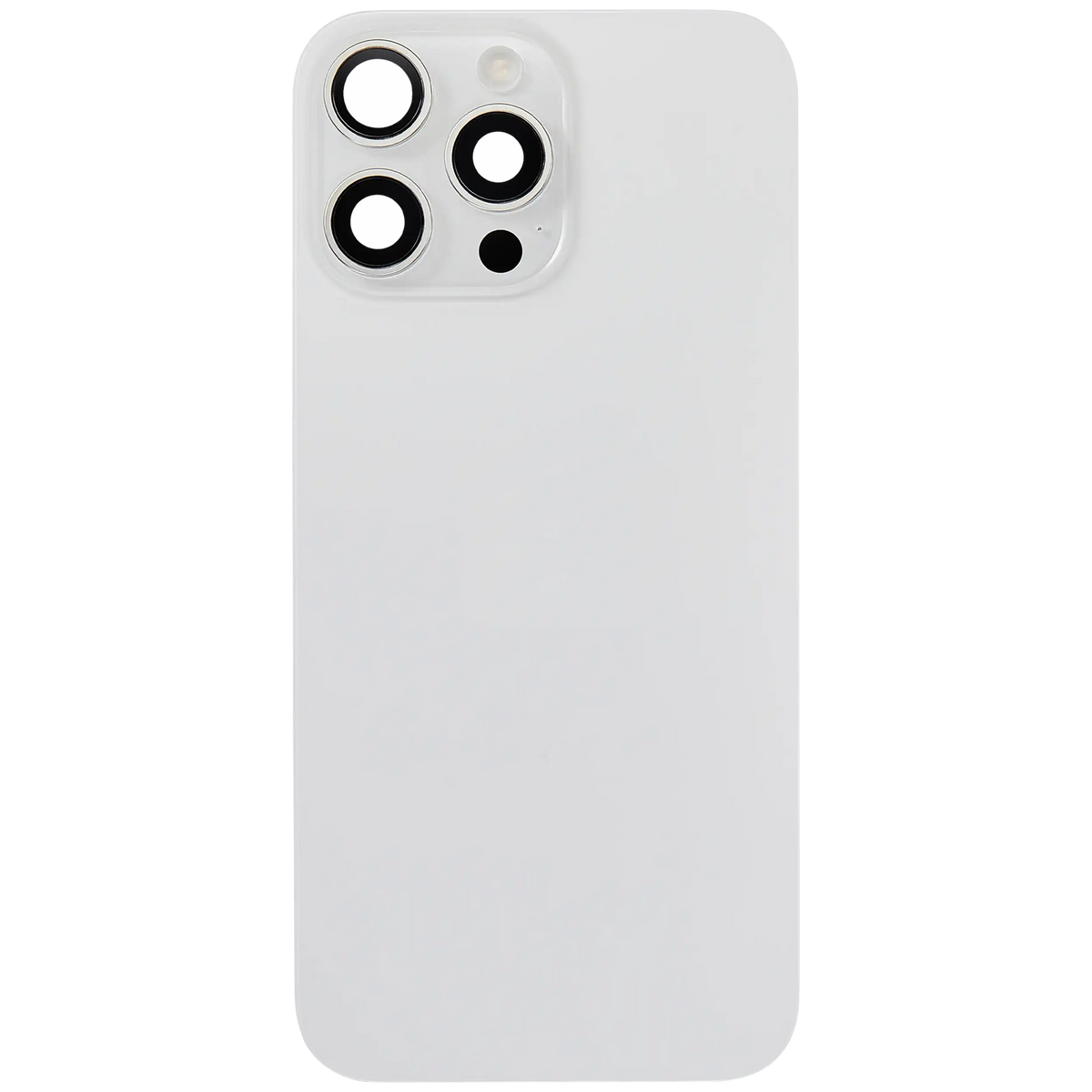 Back Glass w/ MagSafe Magnet & NFC & Flashlight Flex For iPhone 16 Pro Max (Used OEM Pull: Grade B) (White Titanium) — product photo 2