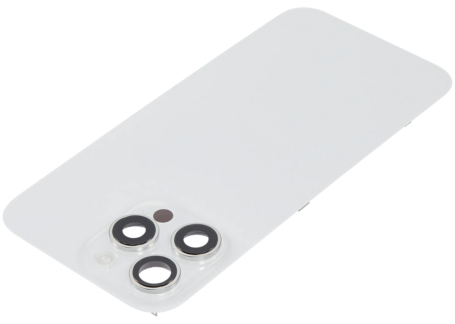 Back Glass w/ MagSafe Magnet & NFC & Flashlight Flex For iPhone 16 Pro Max (Used OEM Pull: Grade B) (White Titanium)