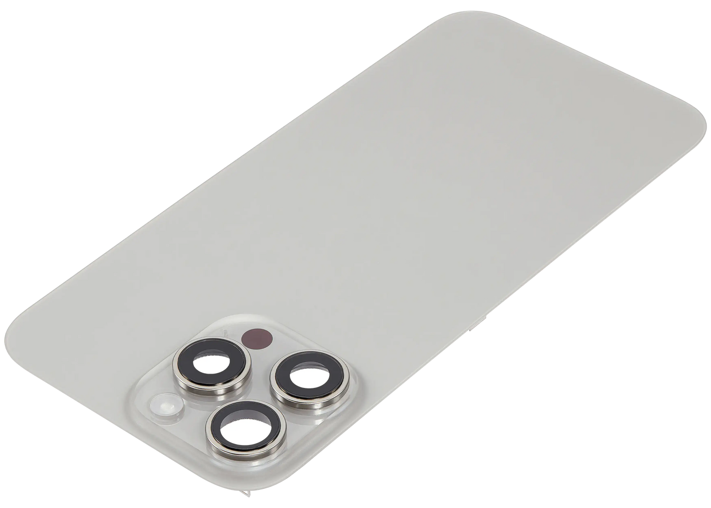 Back Glass w/ MagSafe Magnet & NFC & Flashlight Flex For iPhone 16 Pro Max (Used OEM Pull: Grade B) (Natural Titanium)