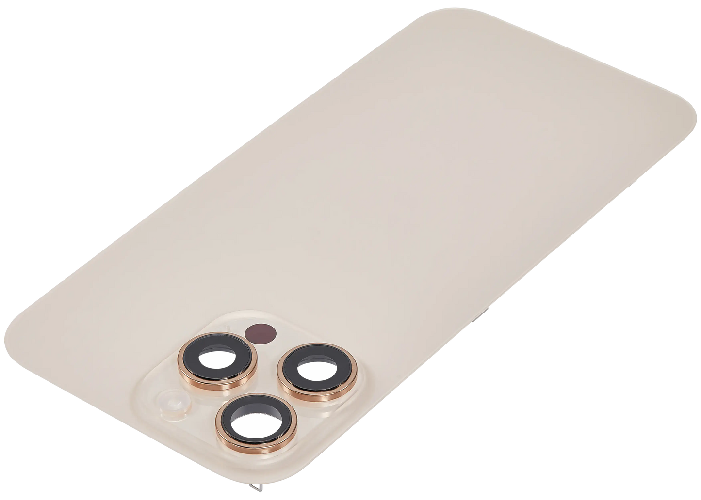 Back Glass w/ MagSafe Magnet & NFC & Flashlight Flex For iPhone 16 Pro Max (Used OEM Pull: Grade A) (Desert Titanium)