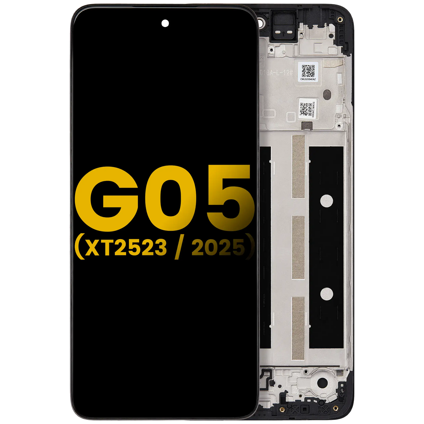 LCD Assembly With Frame For Motorola Moto G05 (XT2523 /2025) (Refurbished) (All Colors) replacement part SKU 107083546610 image 1