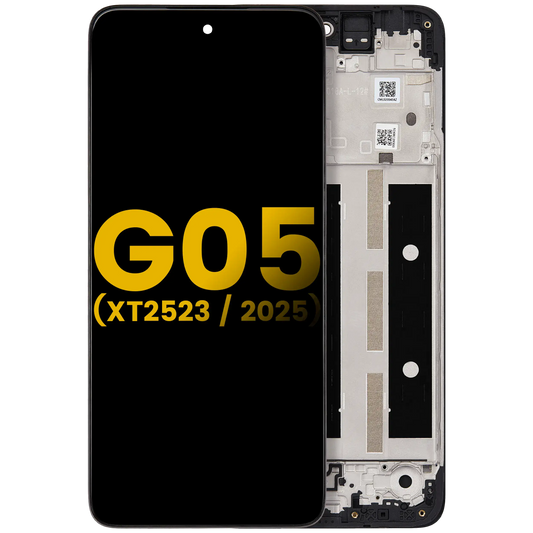 LCD Assembly With Frame For Motorola Moto G05 (XT2523 /2025) (Refurbished) (All Colors) replacement part SKU 107083546610 image 1