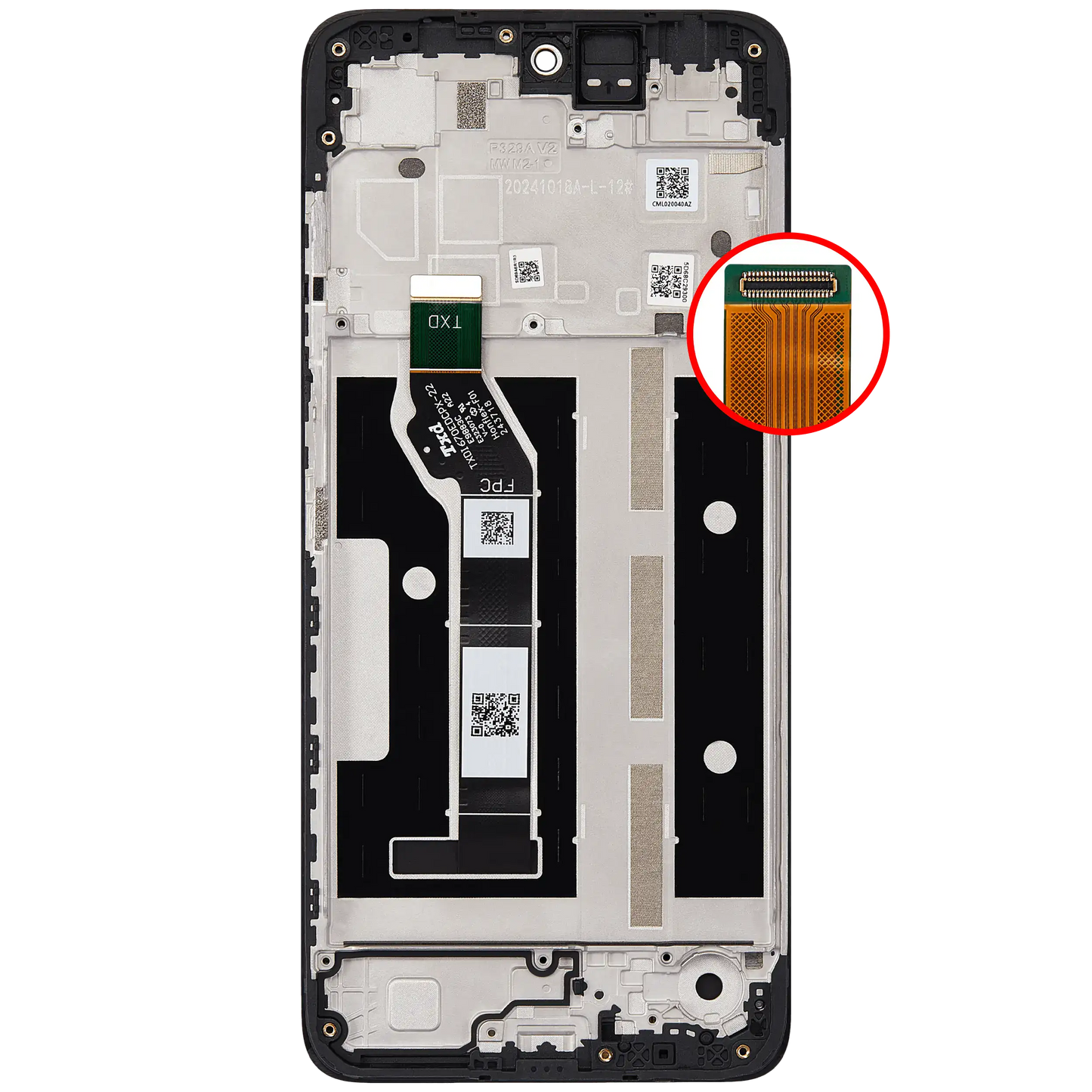 LCD Assembly With Frame For Motorola Moto G05 (XT2523 /2025) (Refurbished) (All Colors) replacement part SKU 107083546610 image 9
