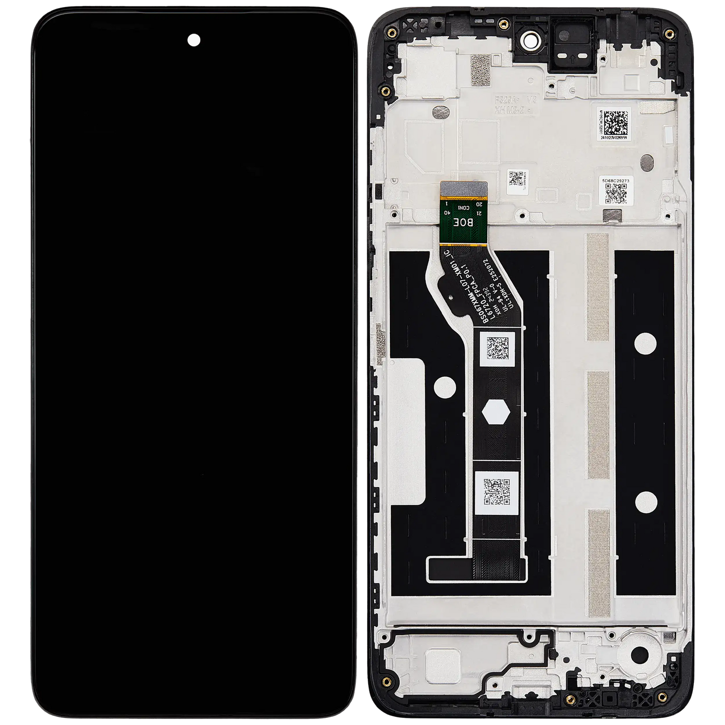 LCD Assembly With Frame For Motorola Moto G15 (XT2521-3 /2025) / G15 Power (XT2521-5 /2025) (Refurbished) (All replacement part SKU 107083546611 image 7