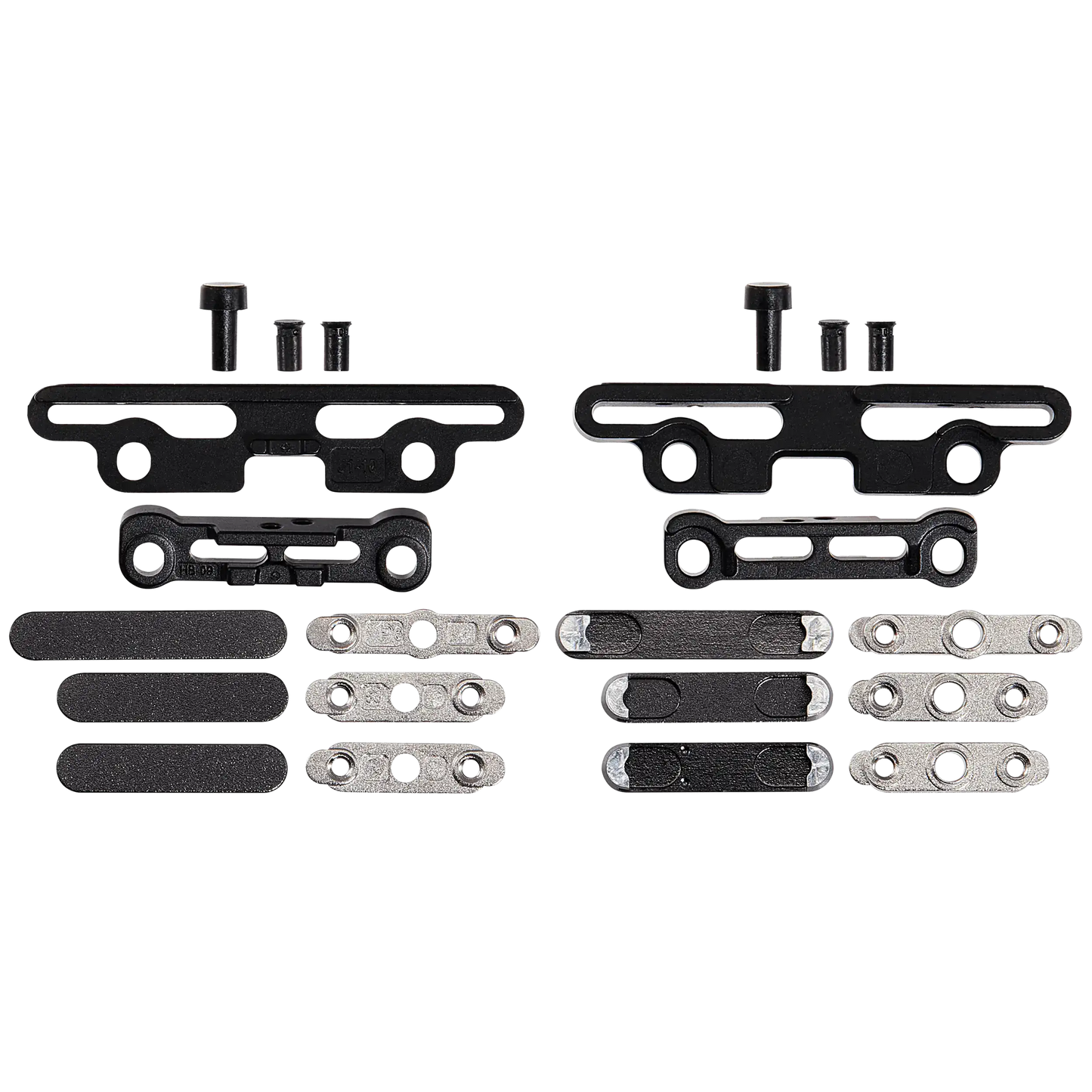Full Button And Bracket Set For iPad Pro 11" 5th Gen (2024) / Pro 13" 7th Gen (2024) (11 Piece Set) (Gray)