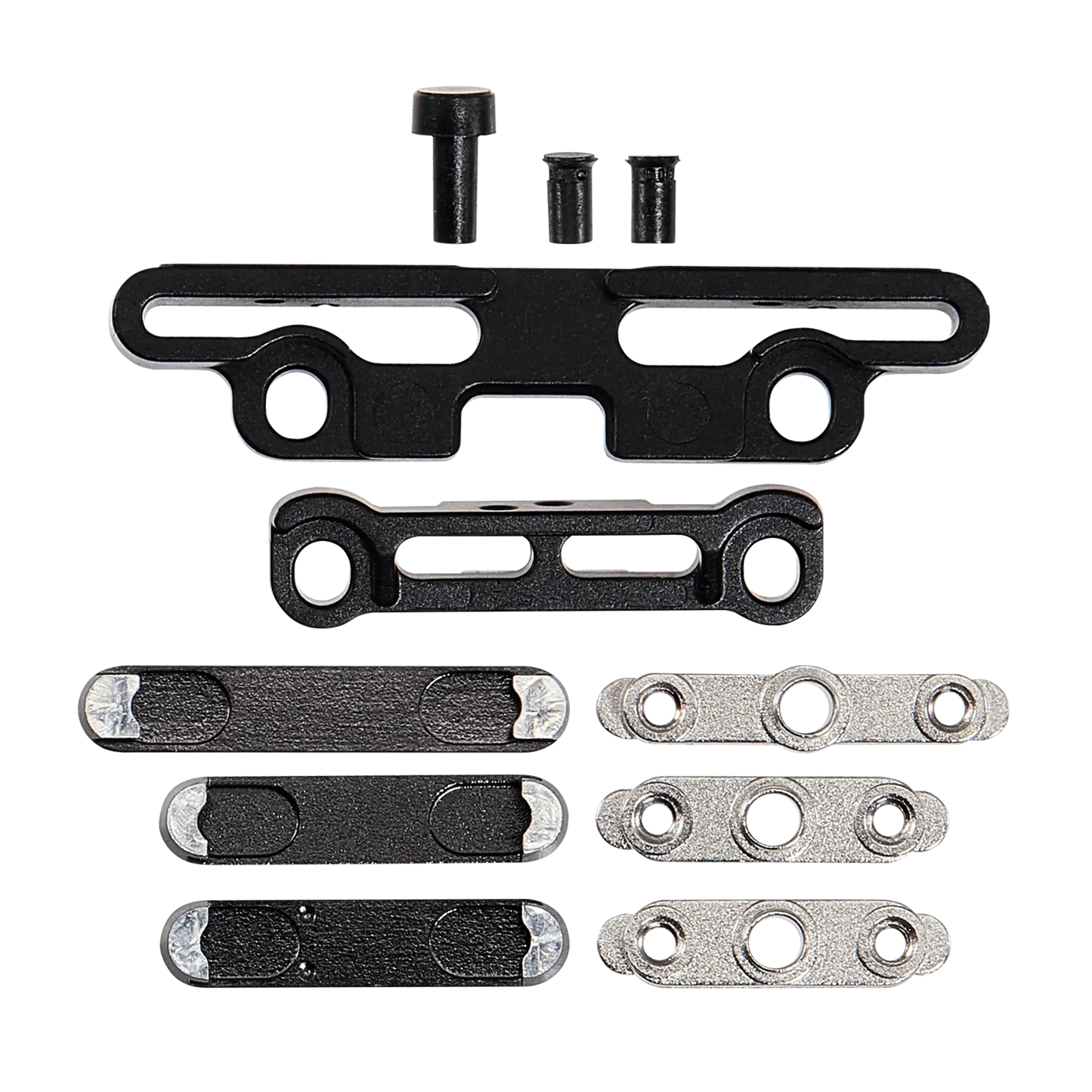 Full Button And Bracket Set For iPad Pro 11" 5th Gen (2024) / Pro 13" 7th Gen (2024) (11 Piece Set) (Gray)