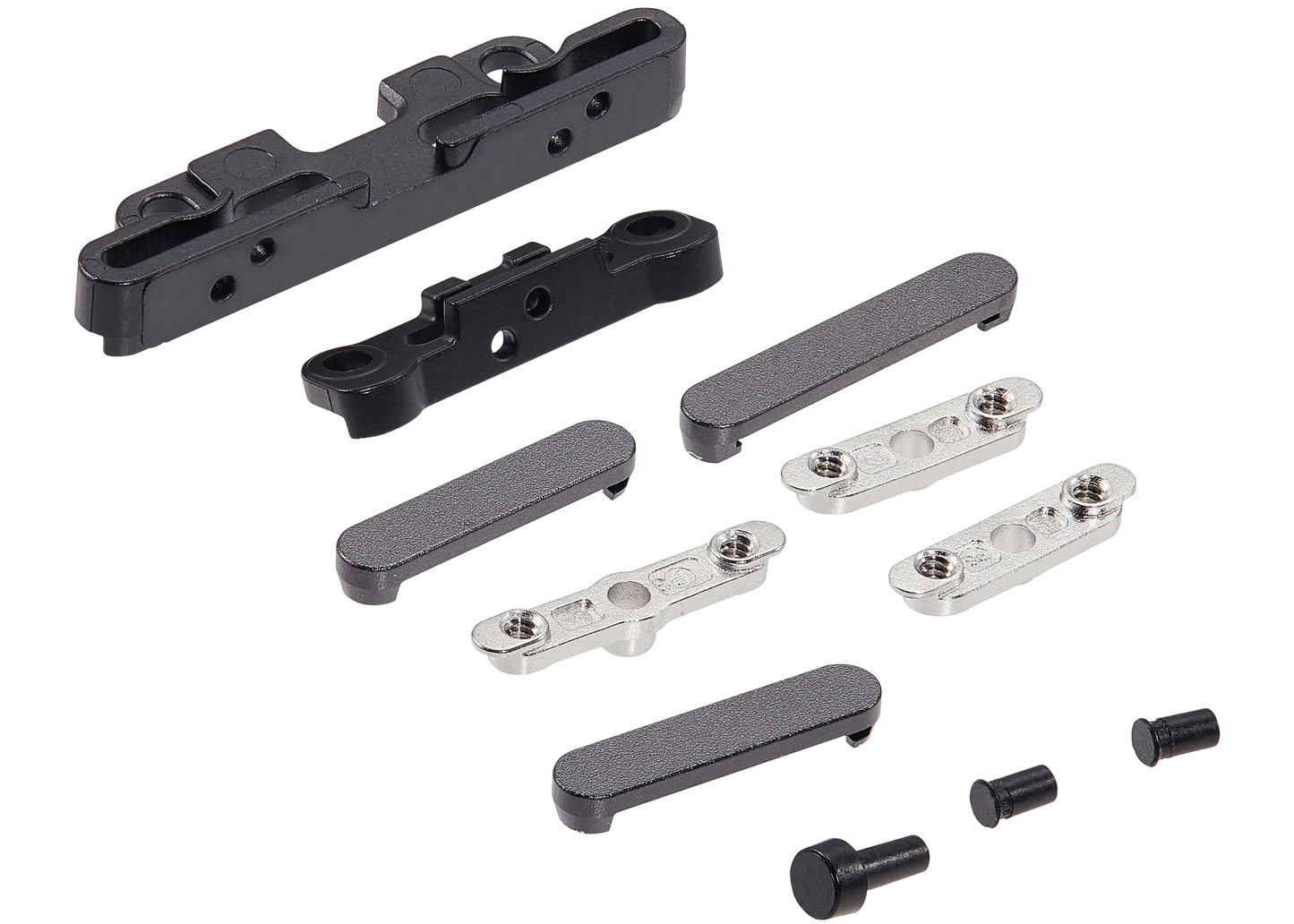 Full Button And Bracket Set For iPad Pro 11" 5th Gen (2024) / Pro 13" 7th Gen (2024) (11 Piece Set) (Gray)