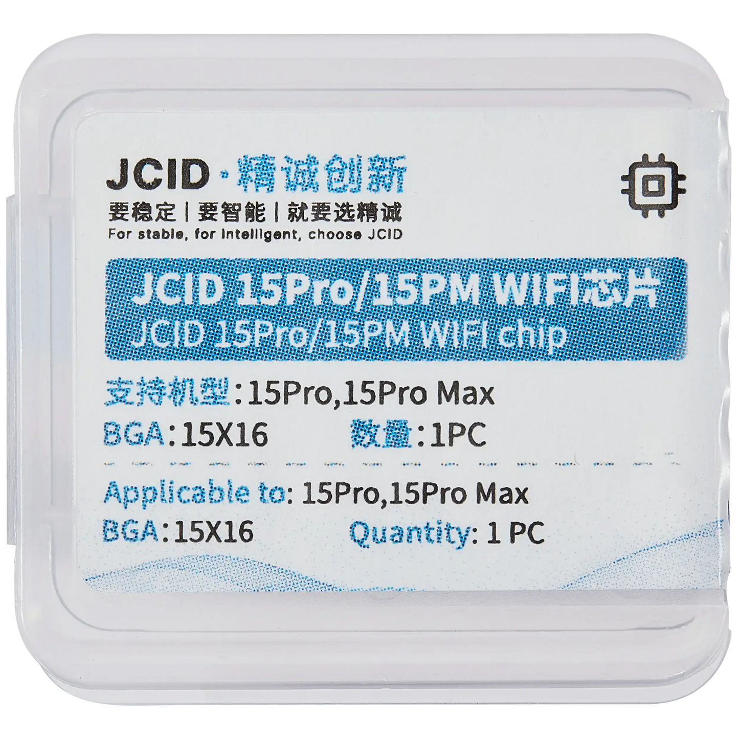 WiFi Unbind and Wifi Repair Chip For iPhone 15 Pro / 15 Pro Max (JCID-V1S Pro / P15)