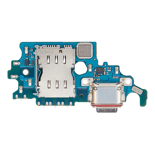 Charging Port Board With Sim Card Reader For Samsung Galaxy S21 5G (G9910) (Asia Version) (Premium)