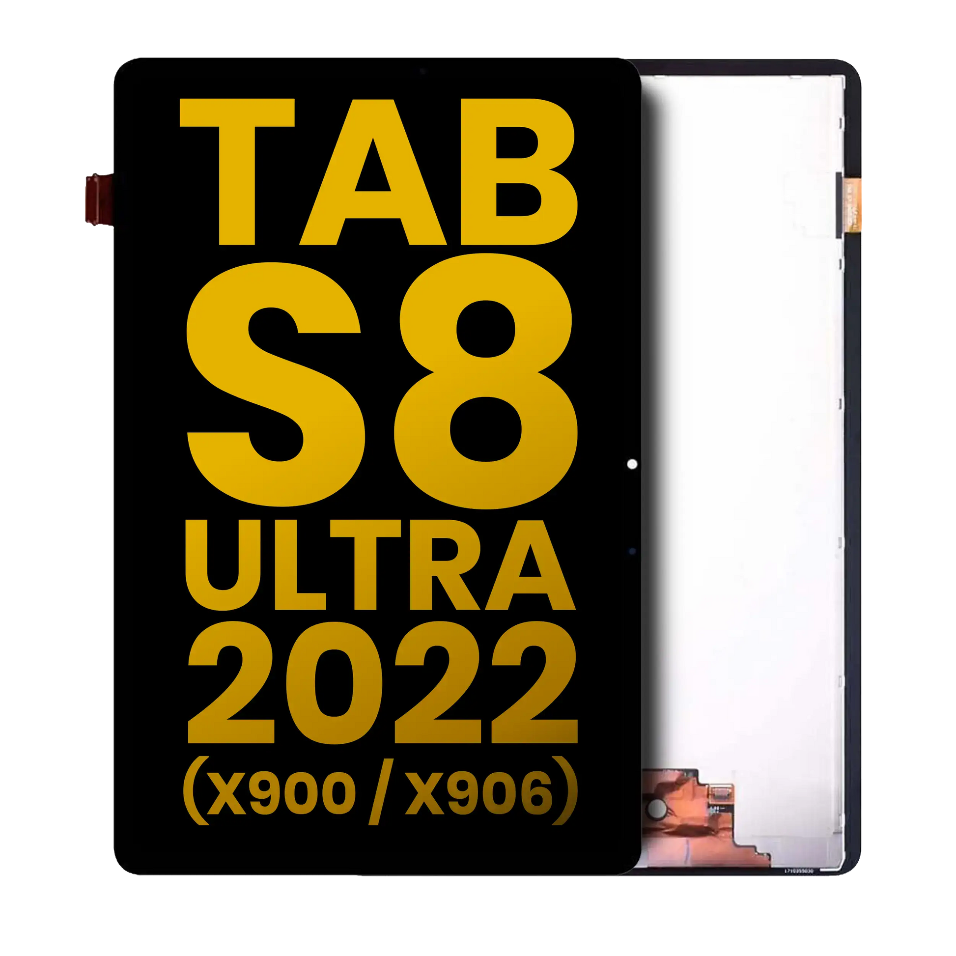 OLED Assembly Without Frame Compatible For Samsung Galaxy Tab S8 Ultra 14.6" (X900 / X906 ) (2022) (Refurbished) (Black) - product image 2