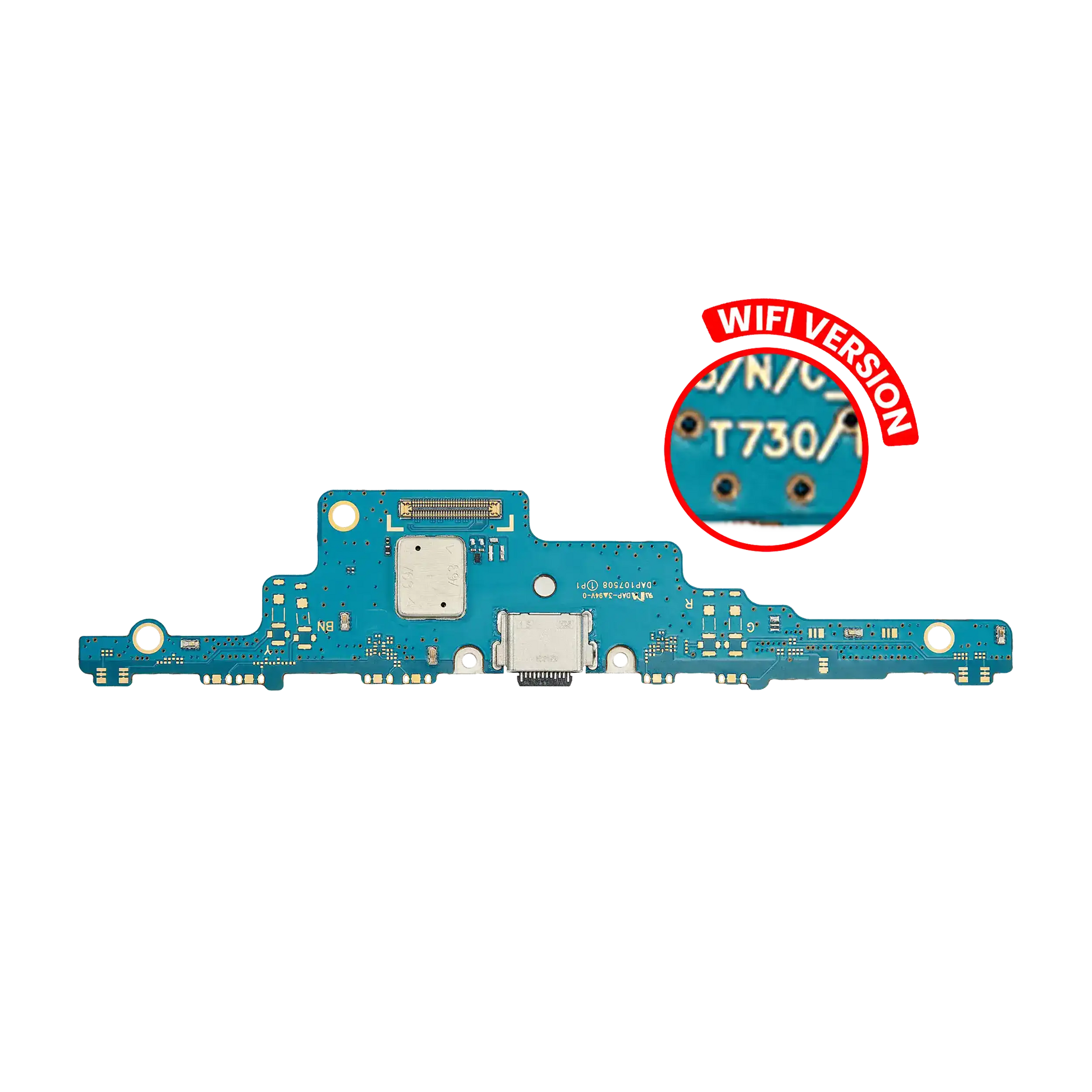 Charging Port With Board Compatible For Samsung Galaxy Tab S7 FE 12.4"(T730) (2021) (WiFi Version) (Premium) - product image 1