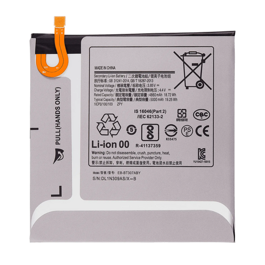 Replacement Battery For Samsung Galaxy Tab A 8.4" (T307 / 2020) - Samsung Galaxy Tab A 8.4" (2020) Replacement Parts - SKU 107082024132 - product image 1
