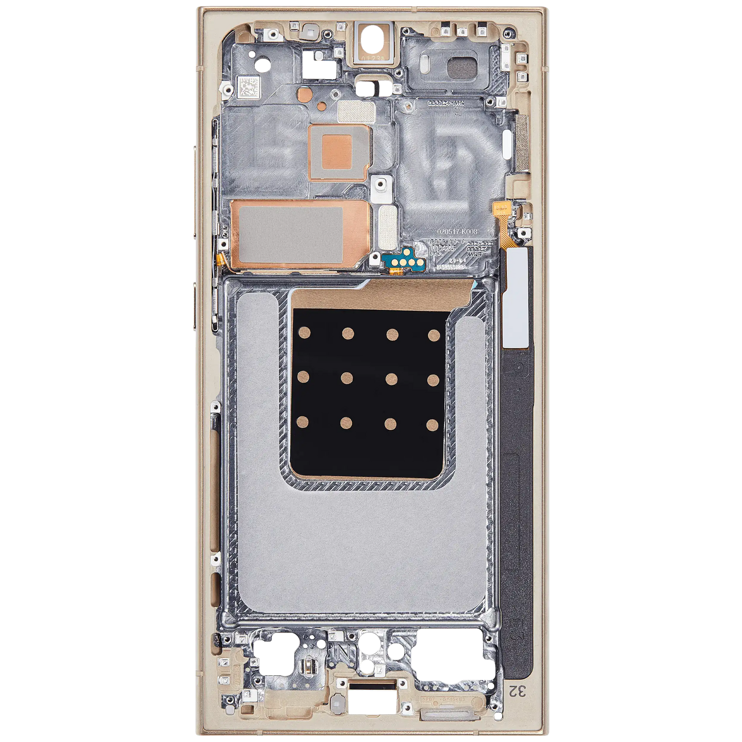 Mid-Frame Housing For Samsung Galaxy S24 Ultra 5G (US & International Version) (Titanium Yellow)