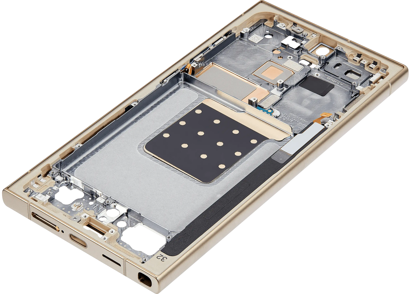 Mid-Frame Housing For Samsung Galaxy S24 Ultra 5G (US & International Version) (Titanium Yellow)