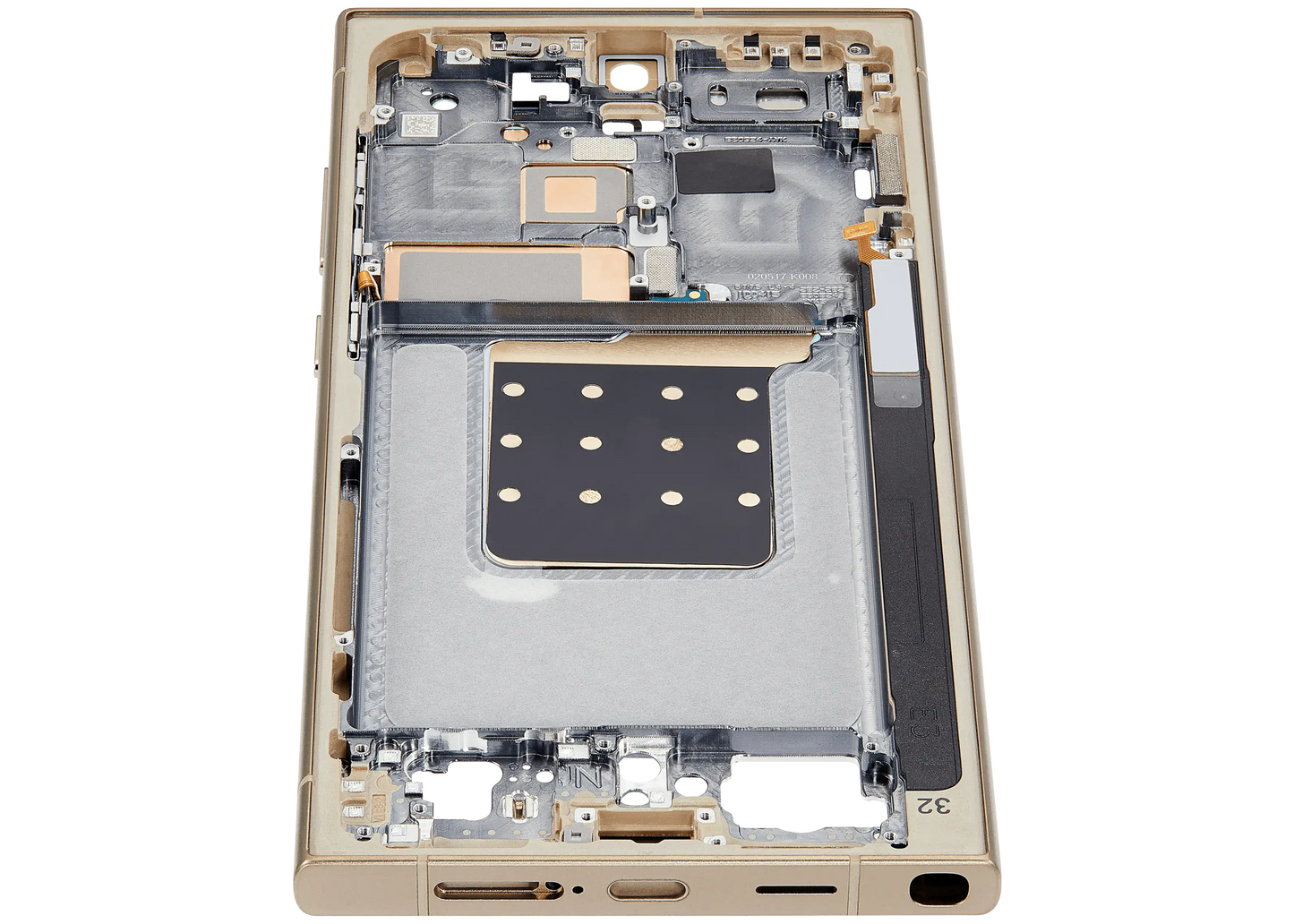 Mid-Frame Housing For Samsung Galaxy S24 Ultra 5G (US & International Version) (Titanium Yellow)