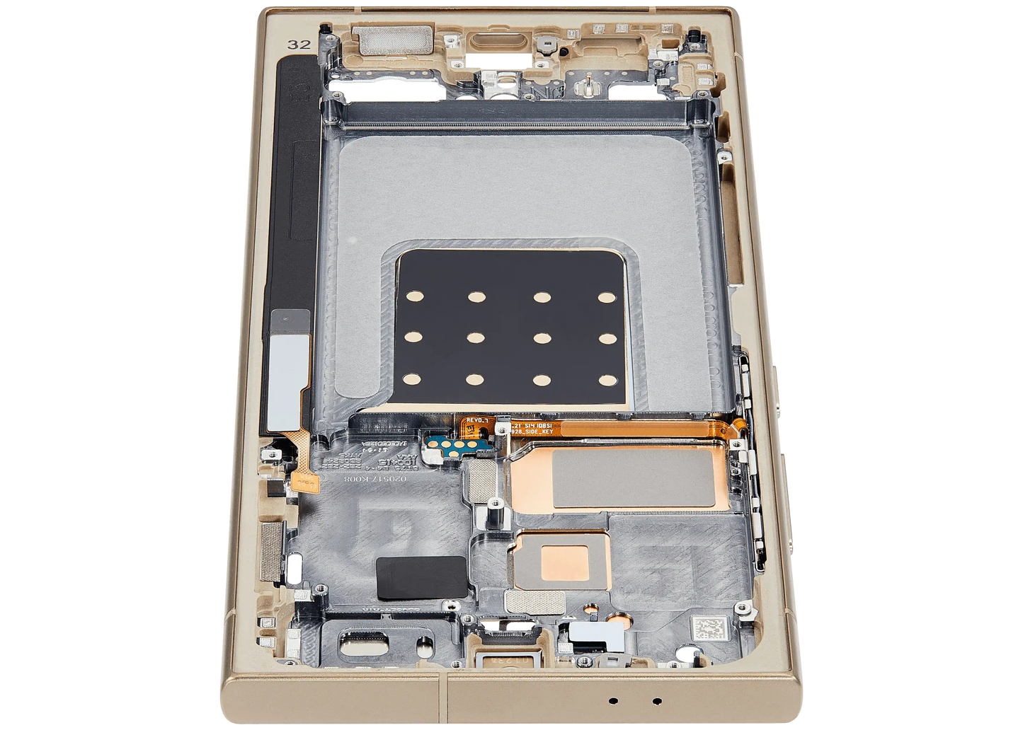Mid-Frame Housing For Samsung Galaxy S24 Ultra 5G (US & International Version) (Titanium Yellow)