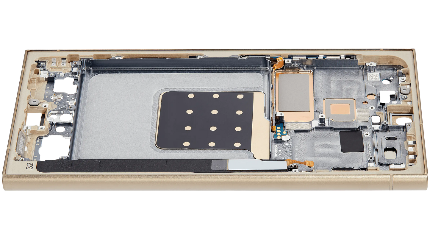 Mid-Frame Housing For Samsung Galaxy S24 Ultra 5G (US & International Version) (Titanium Yellow)
