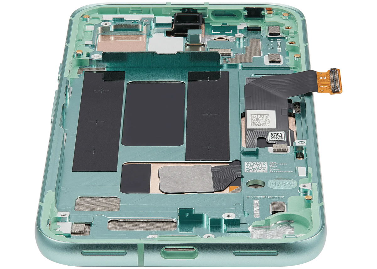 OLED Assembly With Frame (With Fingerprint Sensor ) For Google Pixel 8A (Refurbished) (Aloe) - repair component alternate view