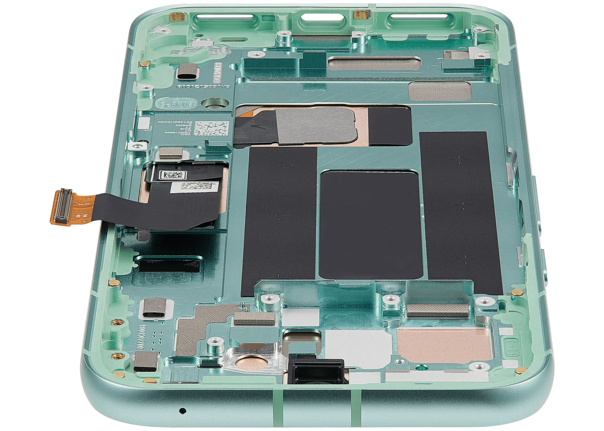 OLED Assembly With Frame (With Fingerprint Sensor ) For Google Pixel 8A (Refurbished) (Aloe) - replacement component detail view