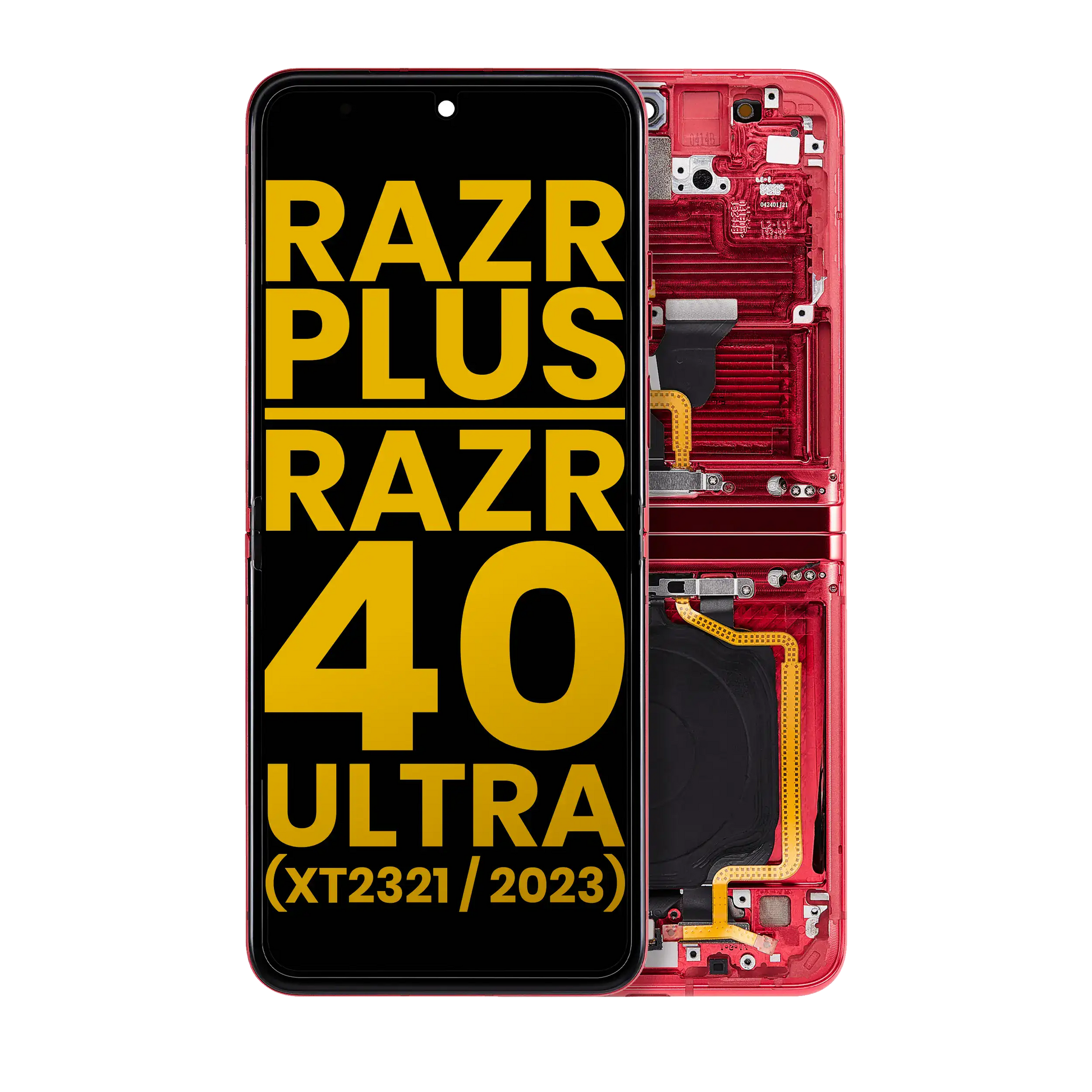 Inner OLED Assembly With Frame For Motorola Moto Razr Plus 2023 / Razr 40 Ultra (XT2321 - Motorola replacement part image 1