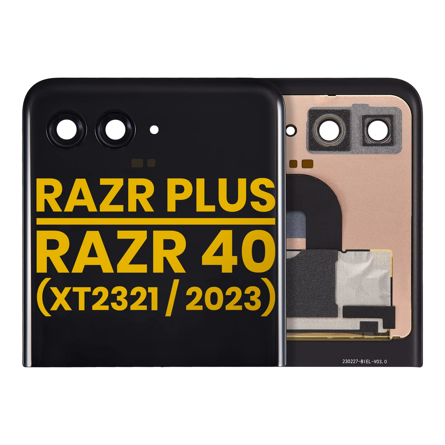 Outer OLED Assembly For Motorola Moto Razr Plus 2023 / Razr 40 Ultra (XT2321 / 2023) - Motorola replacement part image 1