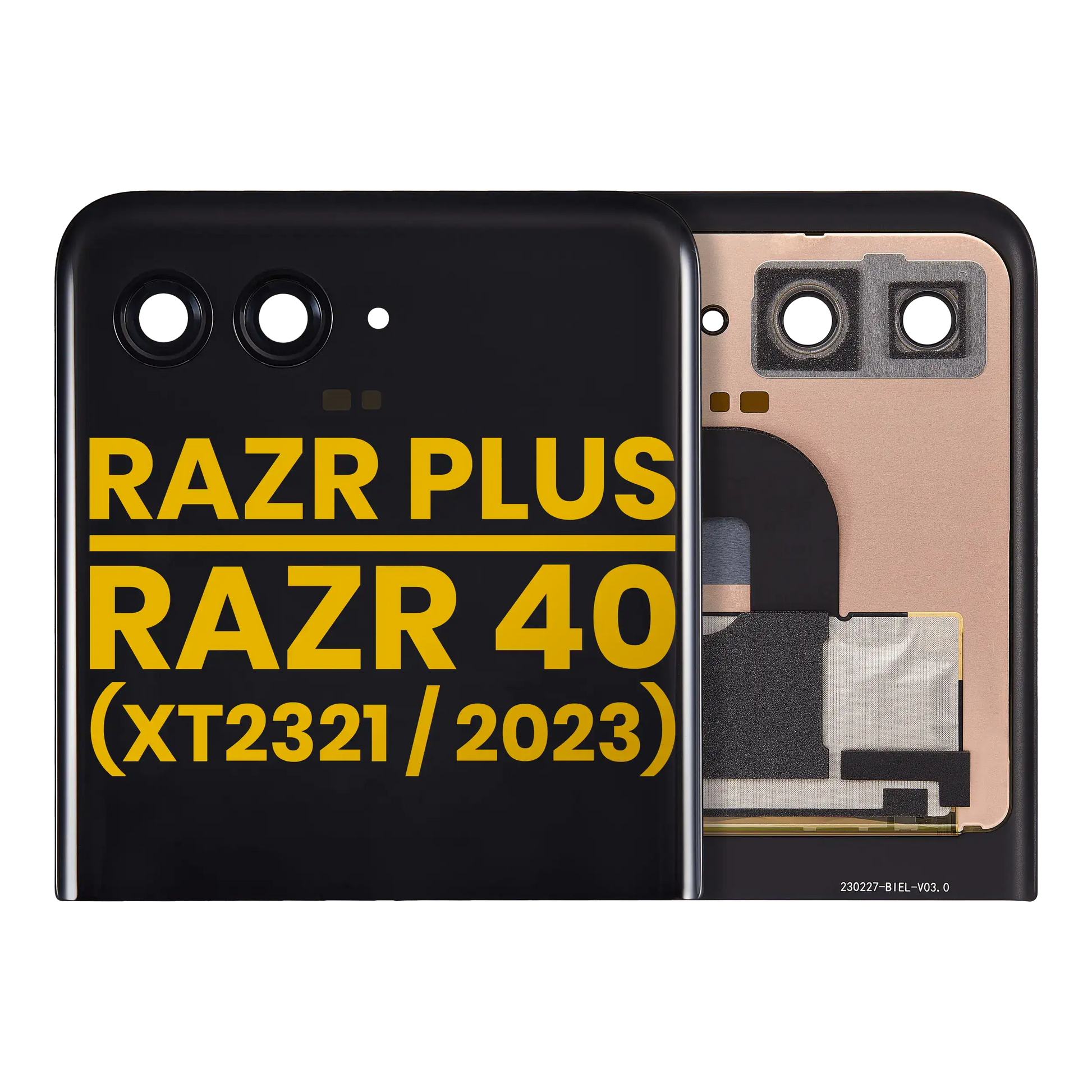 Outer OLED Assembly For Motorola Moto Razr Plus 2023 / Razr 40 Ultra (XT2321 / 2023) - Motorola replacement part image 1