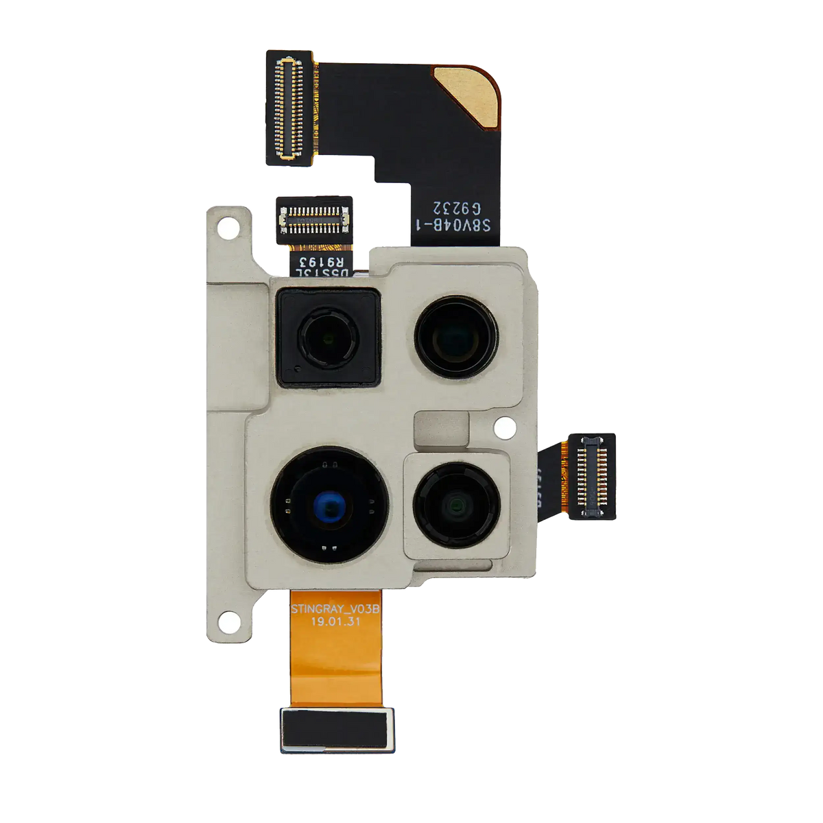 Back Camera Assembly (Wide & Telephoto & Ultrawide & Depth) For Motorola One Zoom (XT2010-01 / 2019) - Motorola replacement part - product image 1 - SKU 107082049341