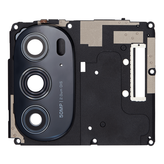 Antenna Cover with Back Camera Lens For Motorola Moto Edge Plus / Edge 30 Pro (XT2201-1/4) / Edge X30 5G (XT2201 -2/6 /2022) (Black) | SKU 109082007330 | image 1