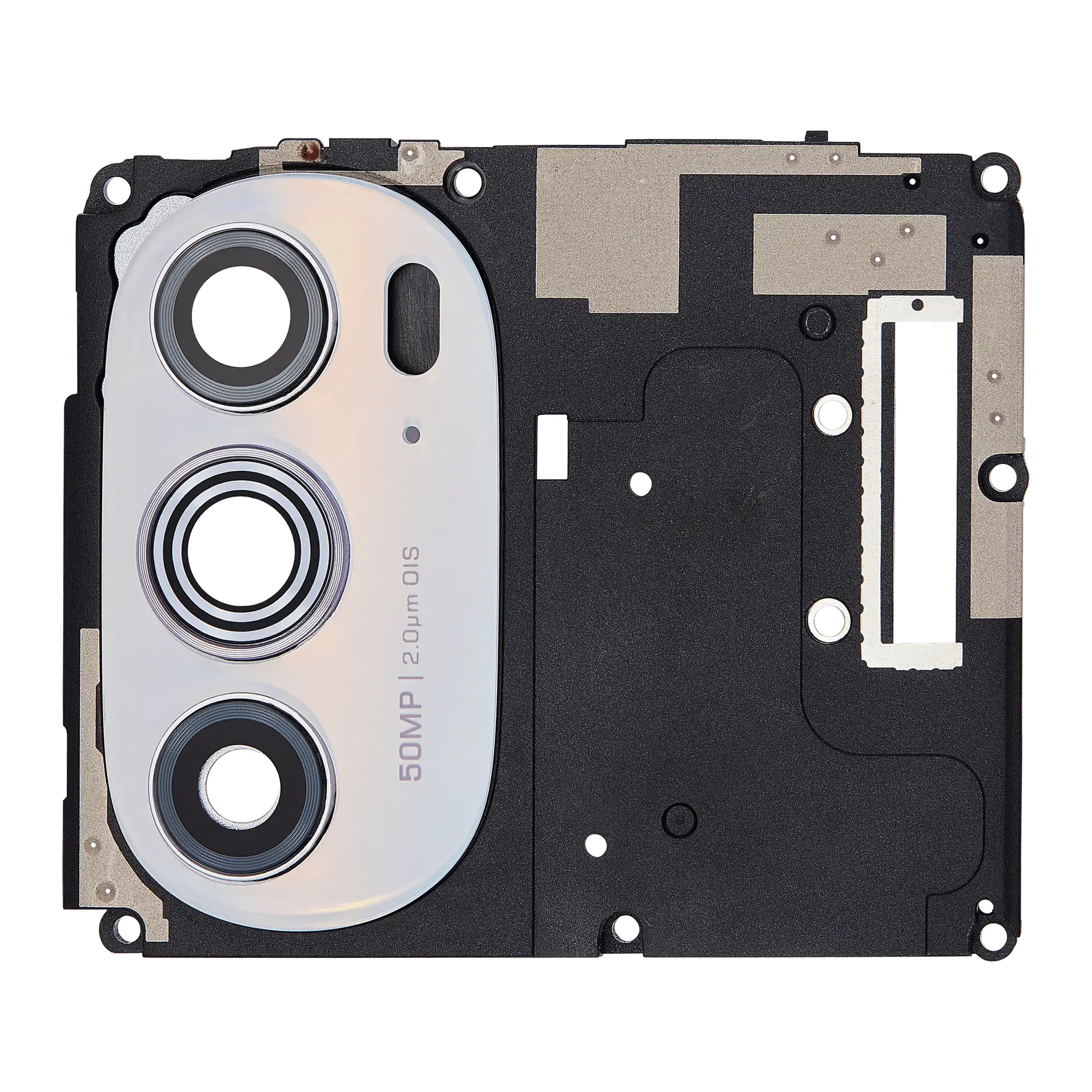 Antenna Cover with Back Camera Lens For Motorola Moto Edge Plus / Edge 30 Pro (XT2201-1/4) / Edge X30 5G (XT2201 -2/6 /2022) (White) | SKU 109082007329 | image 1