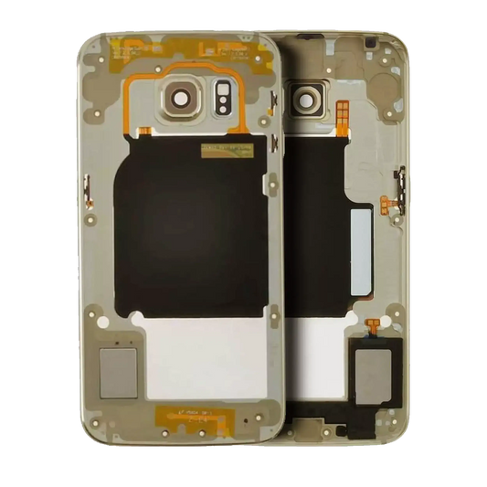 Mid-Frame Housing For Samsung Galaxy S6 Edge Plus (With Small Parts) (Service Pack) (Gold Platinum)