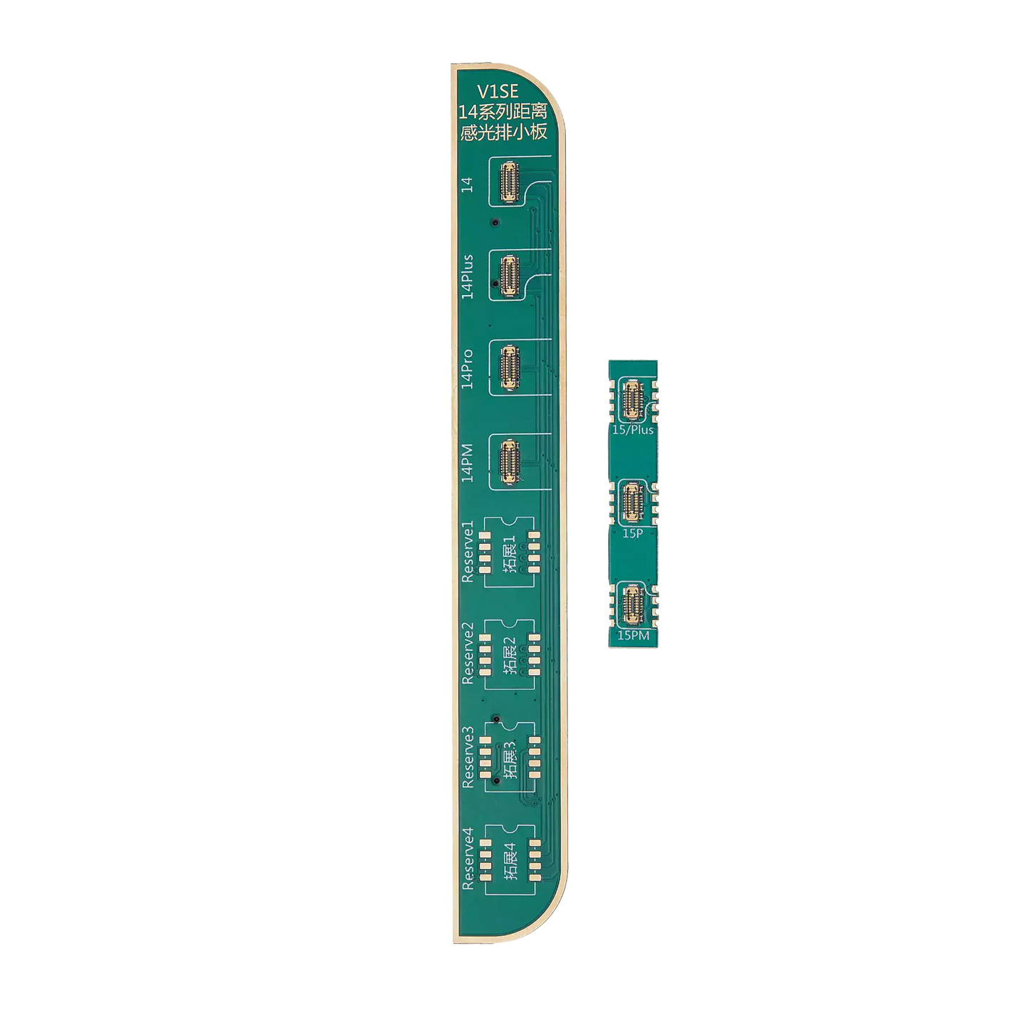 Earpiece Flex (Proximity Sensor / Ambient Light Sensor) FPC Test Board Adaptor For iPhone 14-15 Series (JCID-V1s Pro / V1SE) (14 to 15 Series Board Re