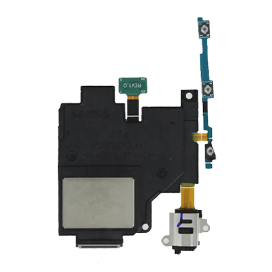 Loudspeaker With Headphone Jack And Power And Volume Flex Compatible For Samsung Galaxy Tab S 10.5" (T800 / T805) (2014) (2 Piece Set) - product image 1