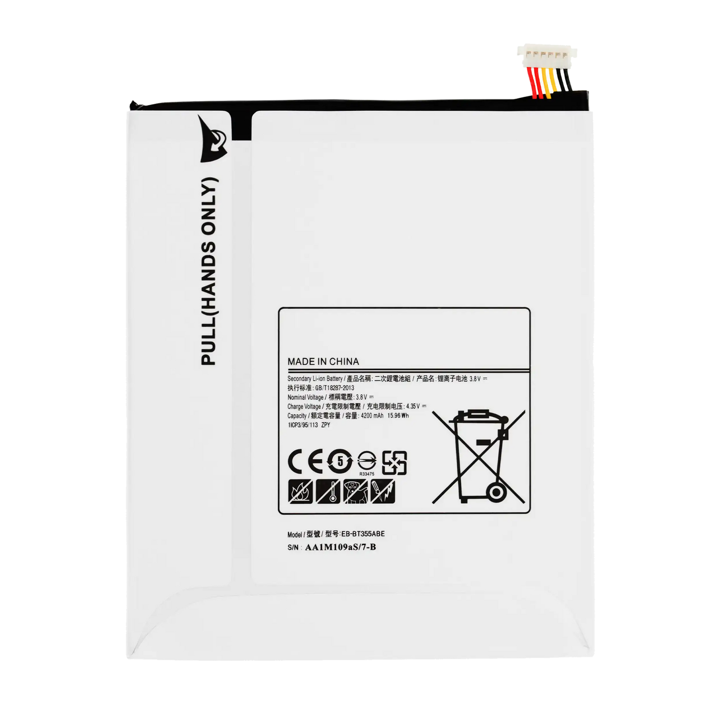 Replacement Battery For Samsung Galaxy Tab A 8.0" (2015) (T350 / T355 / T357 / P350) (EB-BT355ABE) - Samsung Galaxy Tab A 8.0" (2015) Replacement Parts - SKU 107082015616 - product image 1