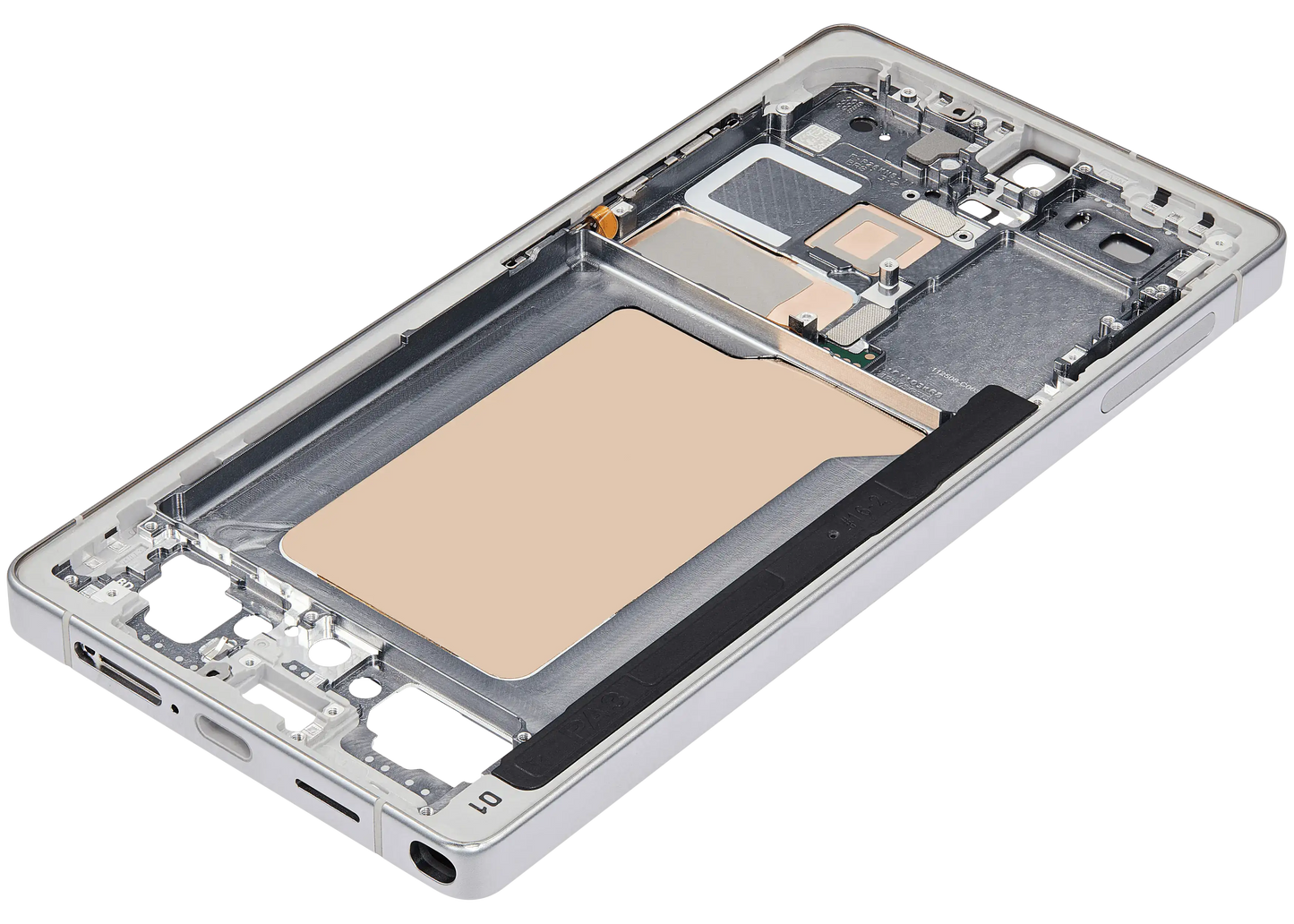 Mid-Frame Housing For Samsung Galaxy S25 Ultra (US & International Version) (Titanium White Silver)