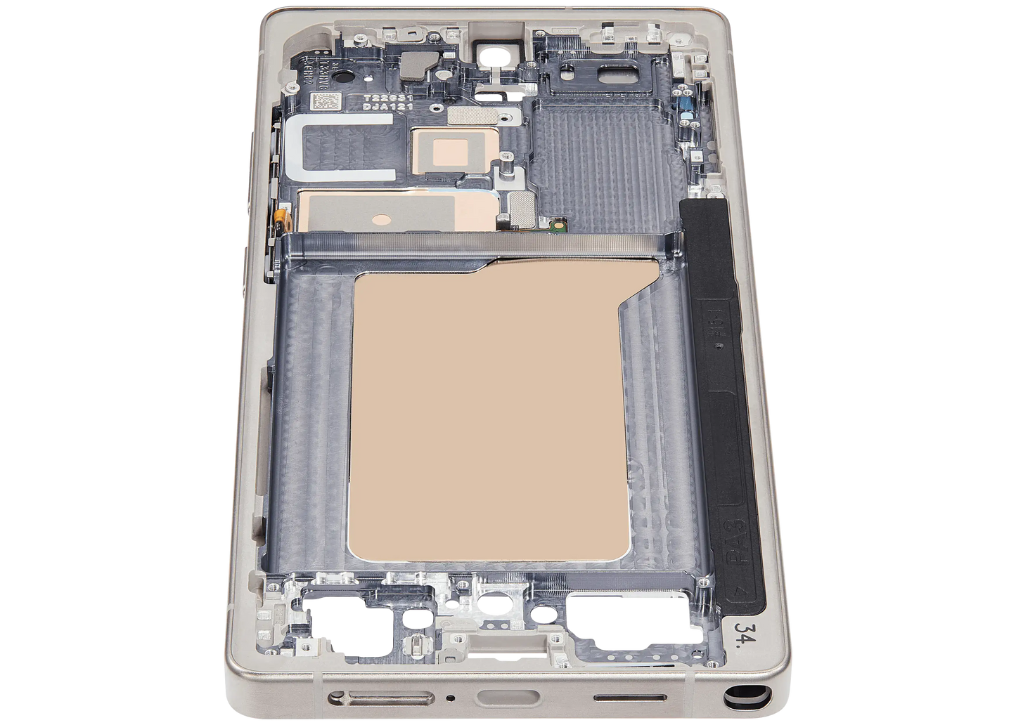 Mid-Frame Housing For Samsung Galaxy S25 Ultra (US & International Version) (Titanium White Silver)