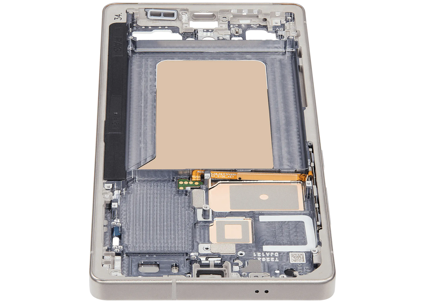 Mid-Frame Housing For Samsung Galaxy S25 Ultra (US & International Version) (Titanium White Silver)