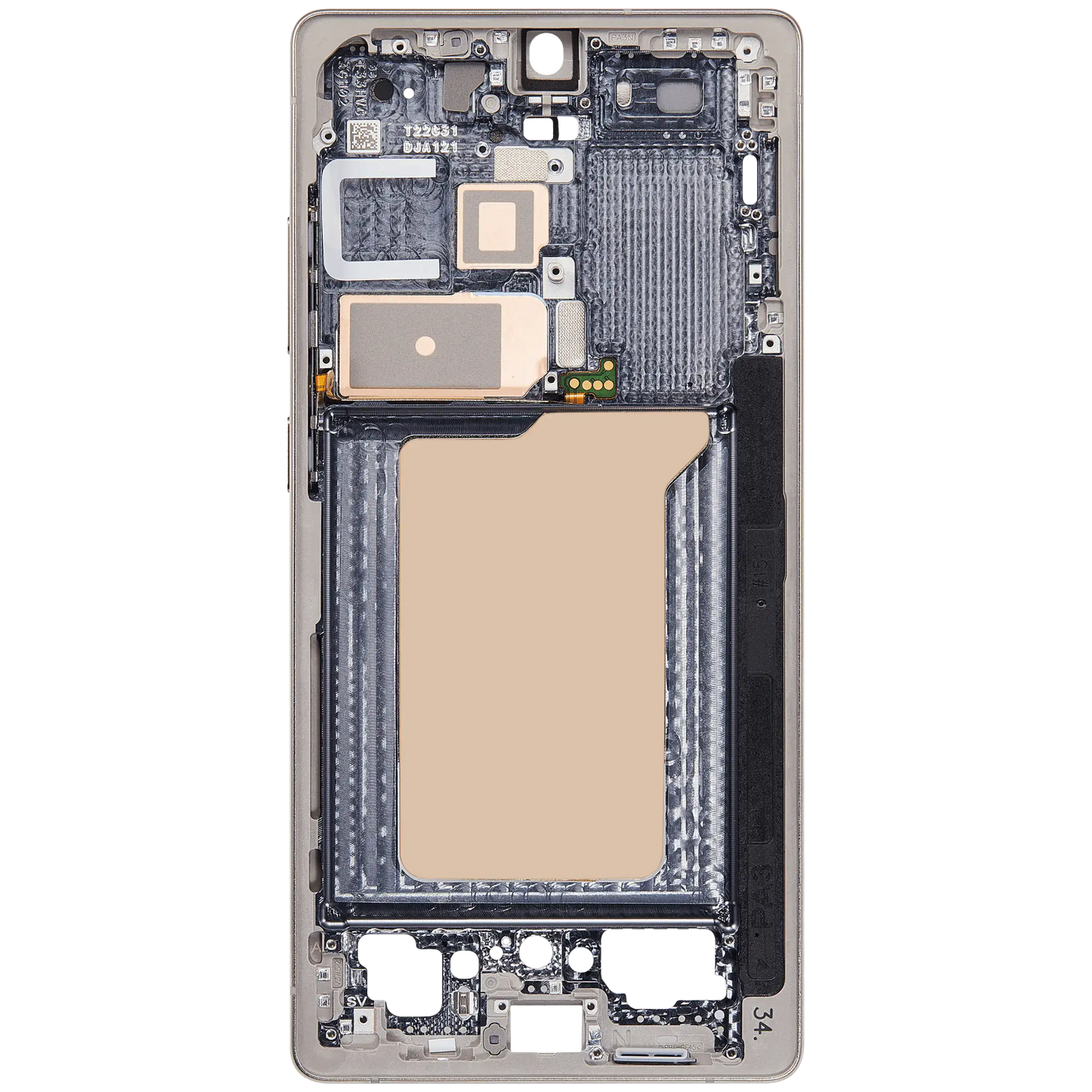 Mid-Frame Housing For Samsung Galaxy S25 Ultra (US & International Version) (Titanium Pink Gold)