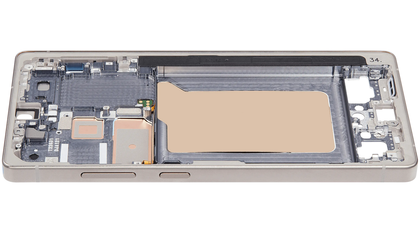 Mid-Frame Housing For Samsung Galaxy S25 Ultra (US & International Version) (Titanium Pink Gold)