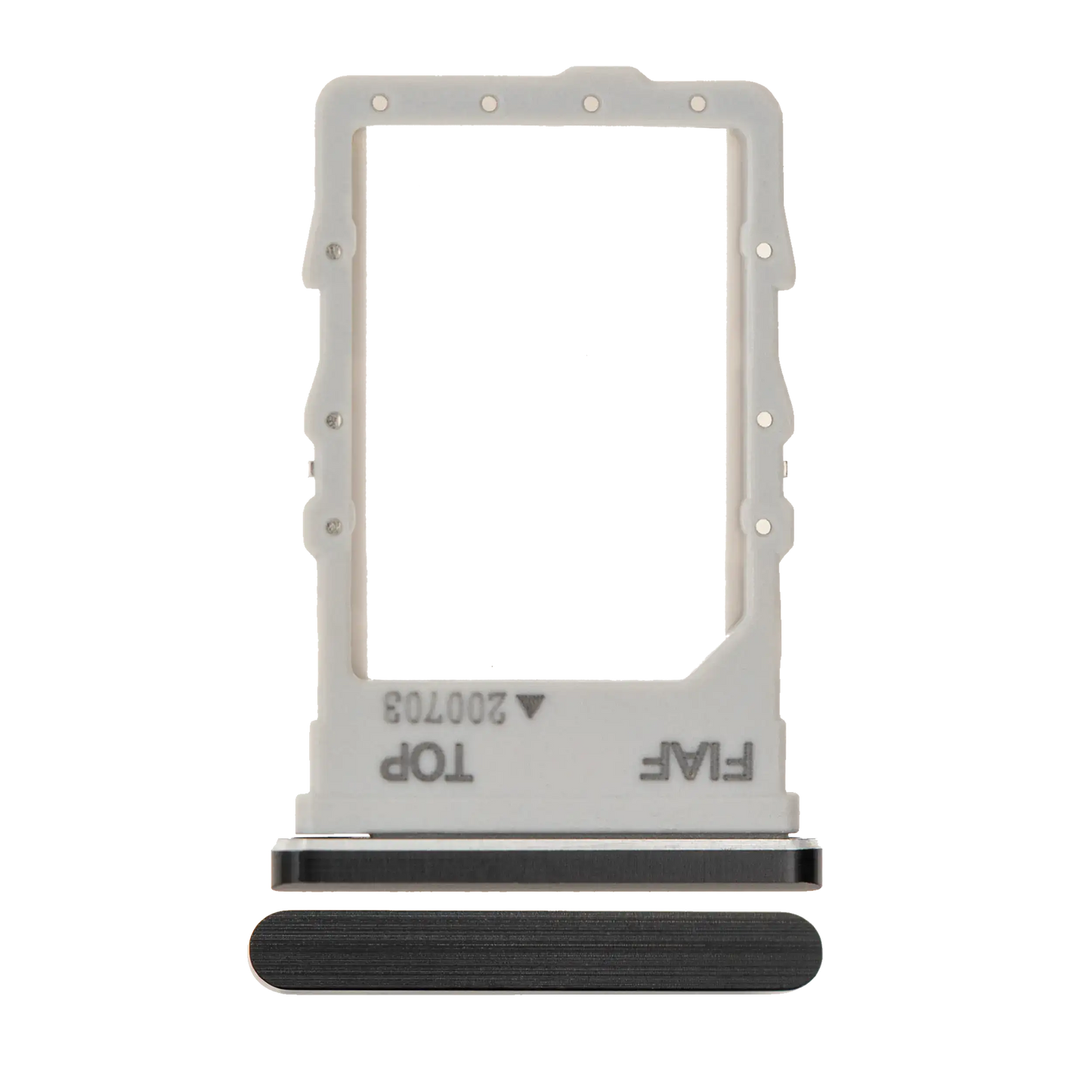Close-up of Sim Card Tray For Samsung Galaxy Z Fold 2 5G (Mystic Black)